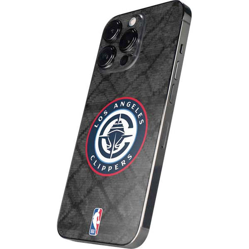 NBA Los Angeles Clippers Black Rust iPhone 16 Pro Skin